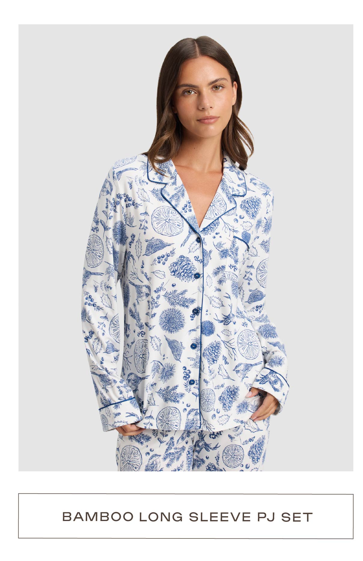Bamboo Long Sleeve PJ Set Bamboo Long Sleeve PJ Set