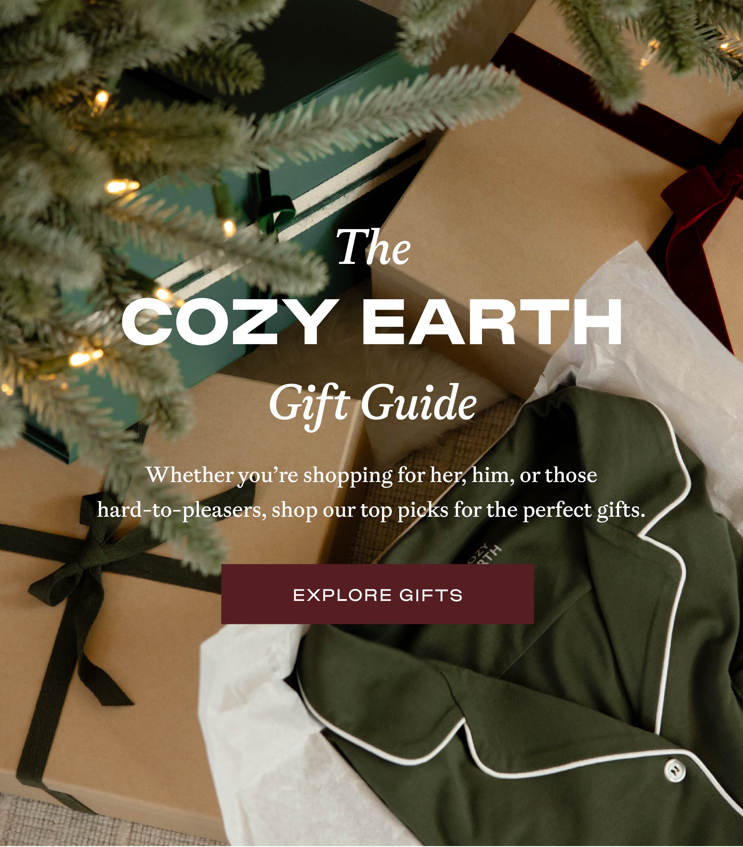 Shop The Cozy Earth Gift Guide