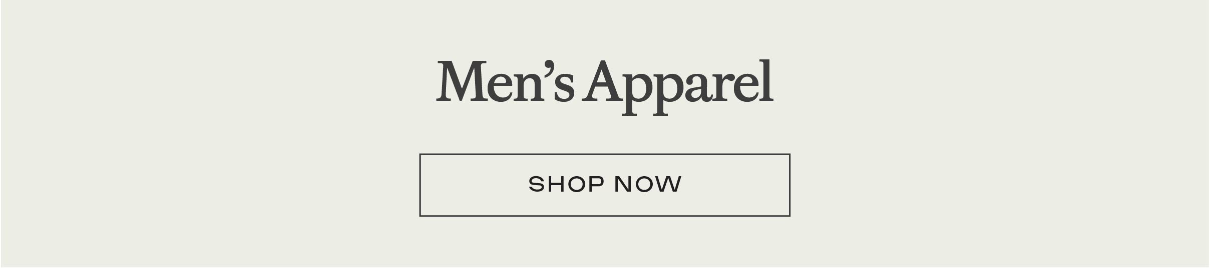 Men's Apparel