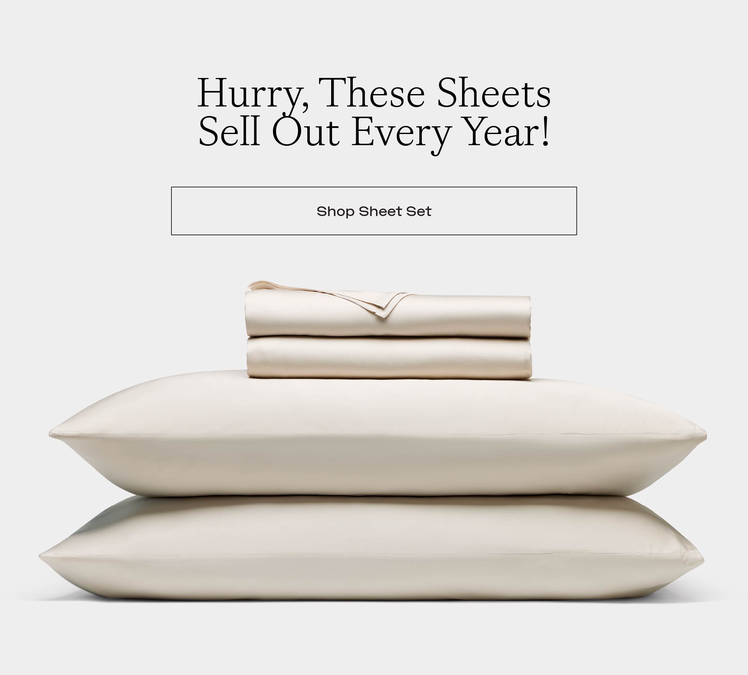Hurry, The Bamboo Sheet Set Sells Out Every Year - Shop Sheet Set