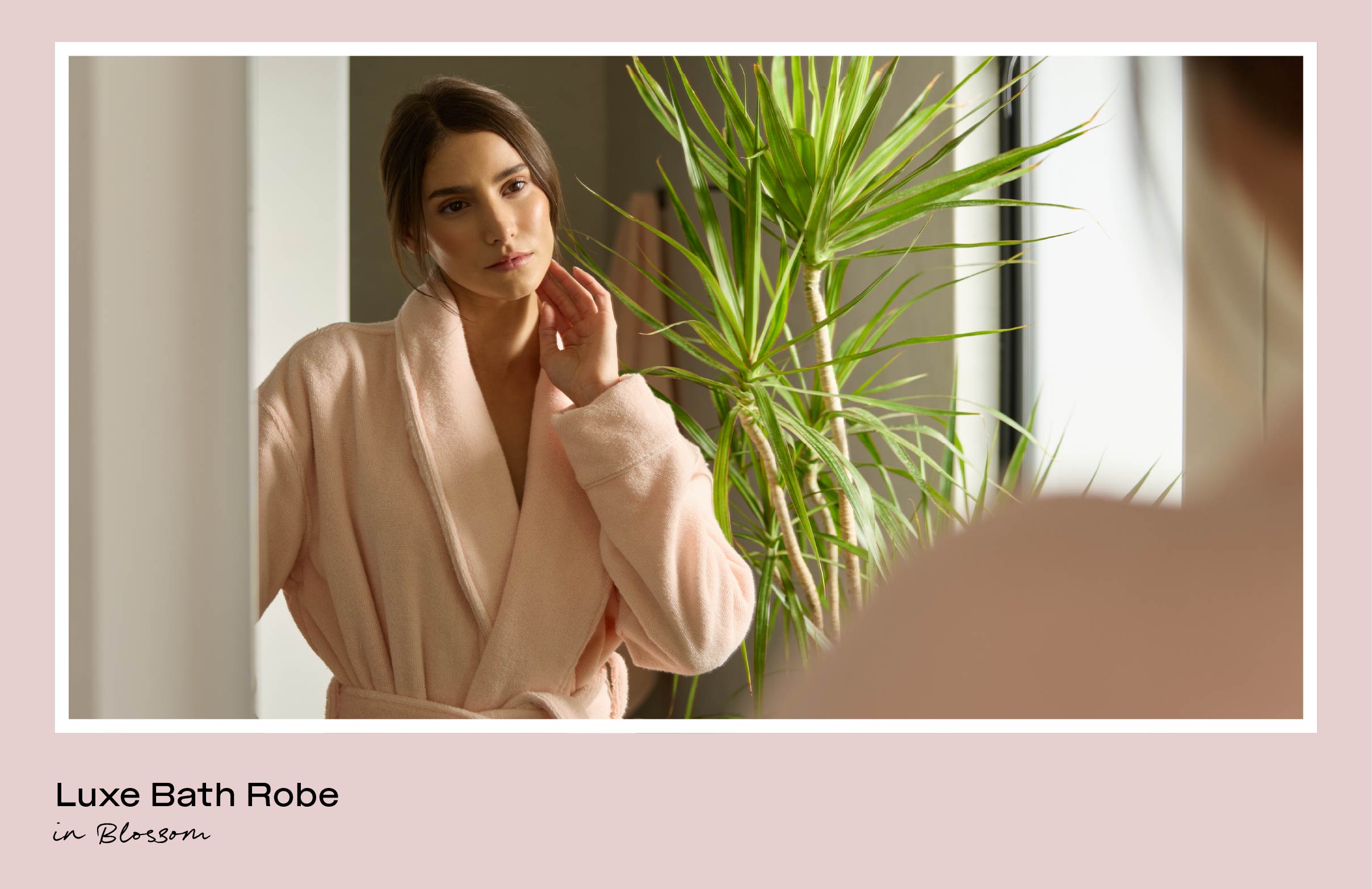 Luxe Bath Robe in Blossom