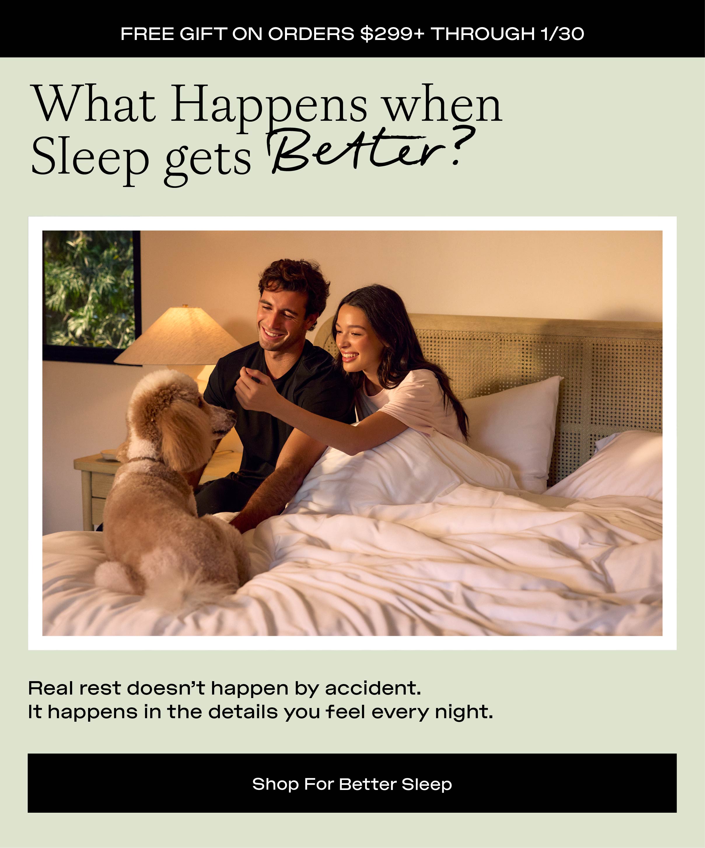 What happens when sleep gets better? Shop For Better Sleep