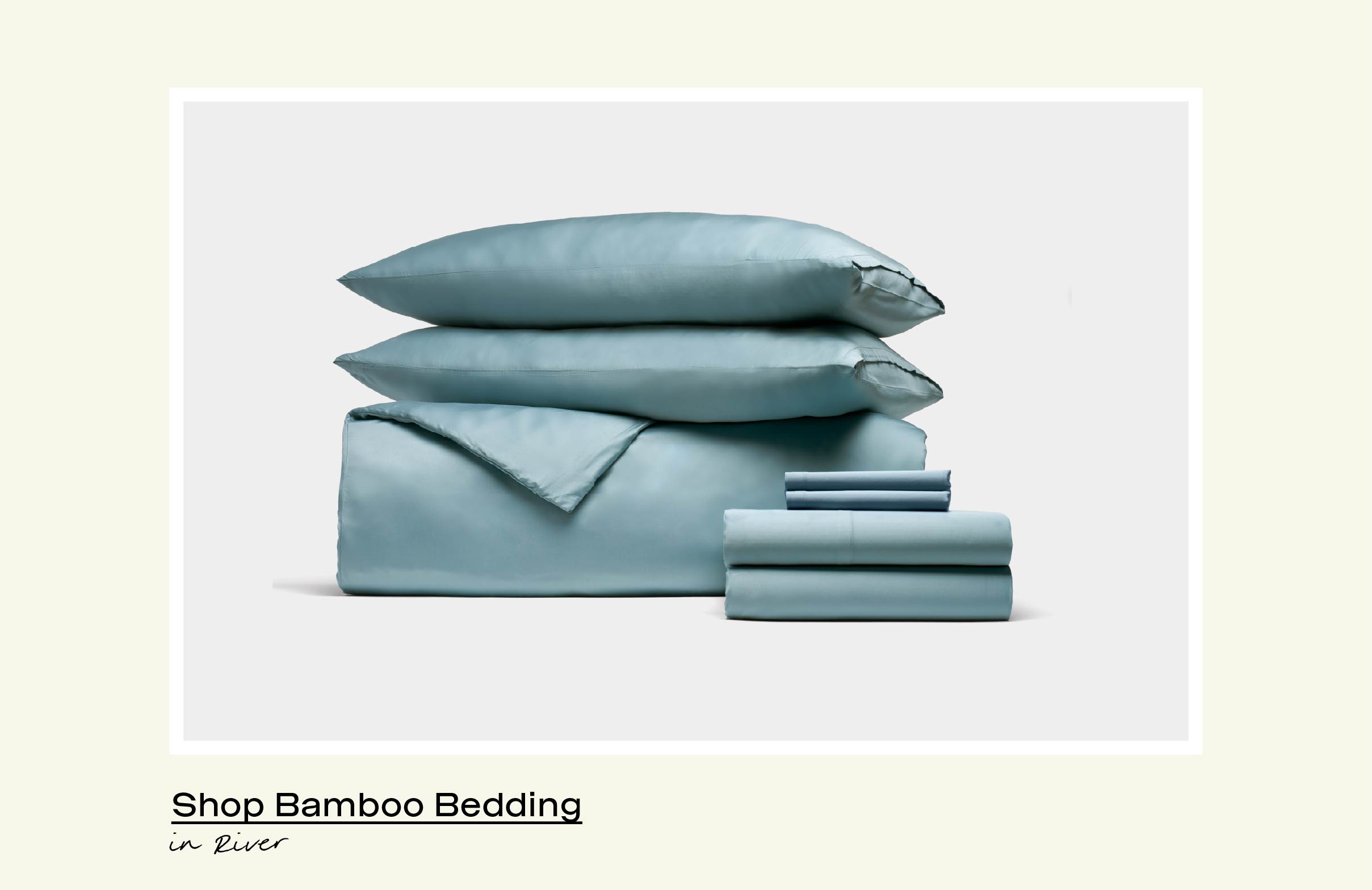 Shop Bamboo Sheet Set in River