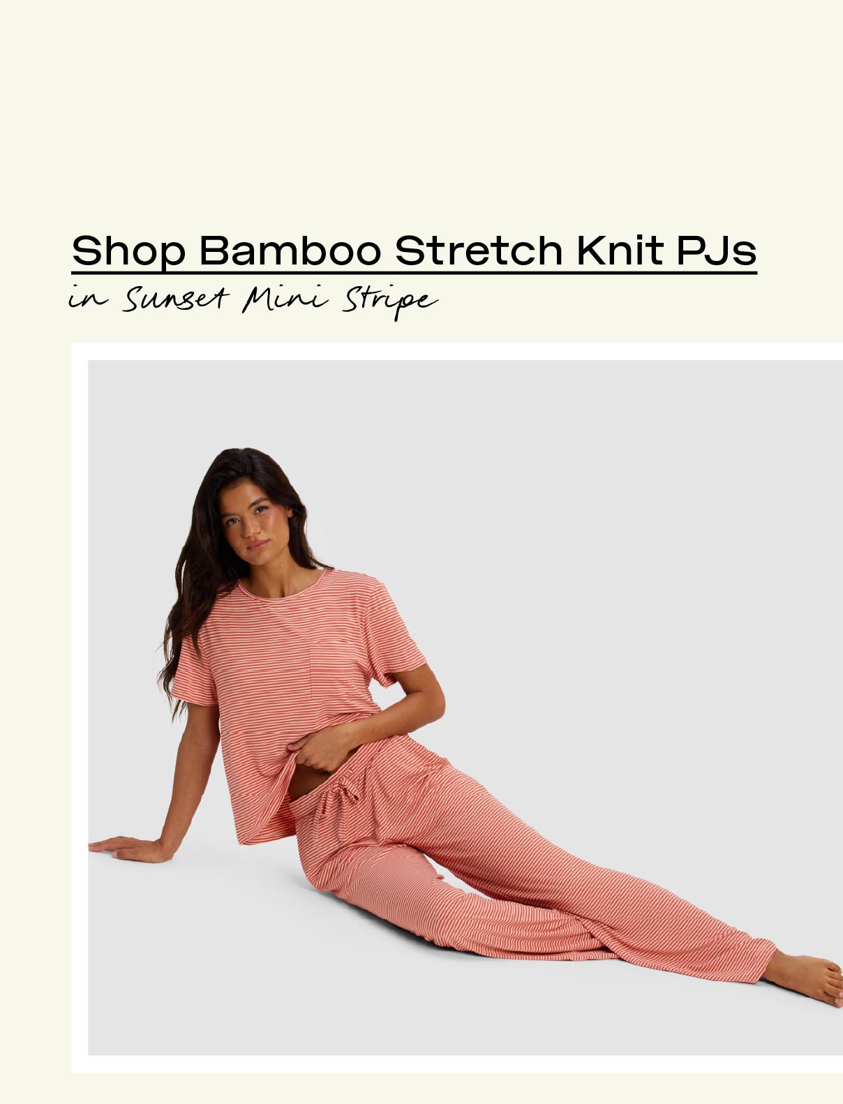 Shop Bamboo Stretch Knit PJs