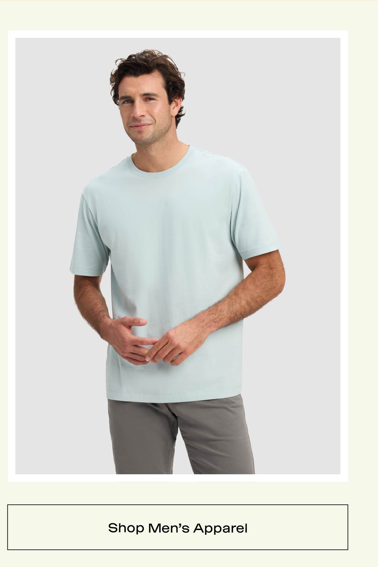 SHOP MEN'S APPAREL