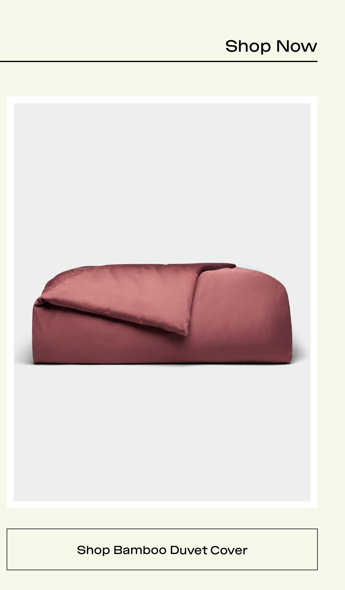 SHOP BAMBOO DUVET COVER