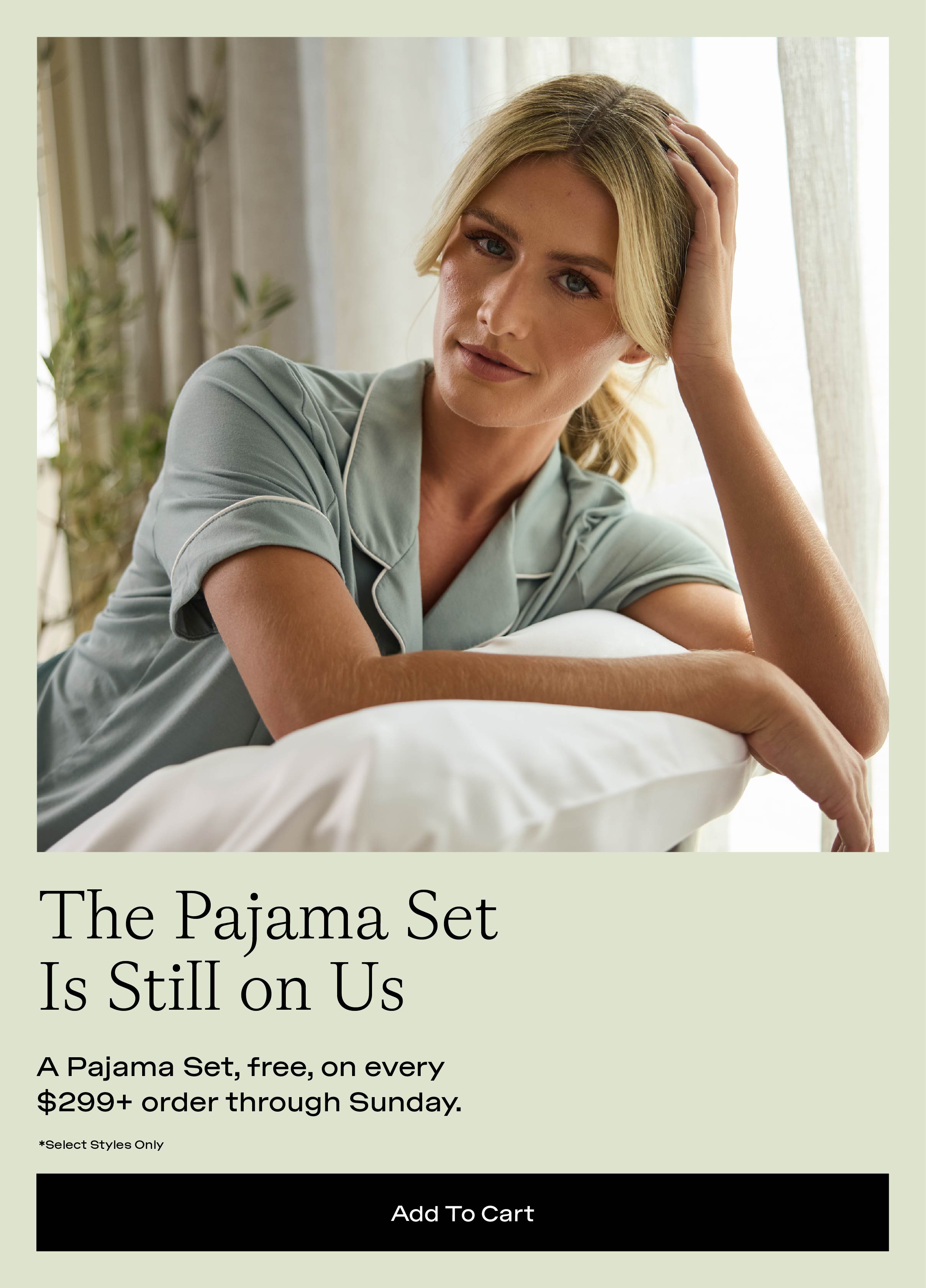 The Pajama Set Is Still on Us Add To Cart