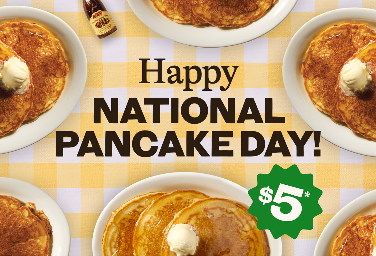 Happy National Pancake Day! $5 badge