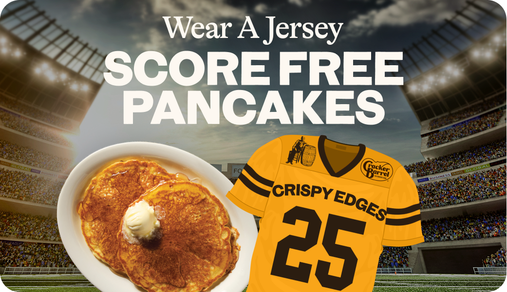 Wear A Jersey SCORE FREE PANCAKES