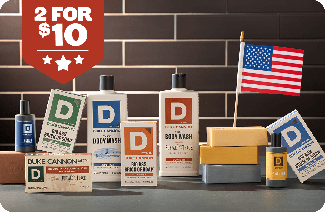 Clean Up With 2 For $10 Duke Cannon Soap