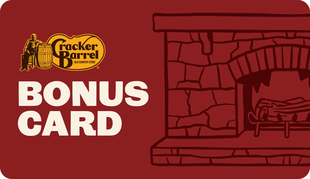 Cracker Barrel Bonus Card