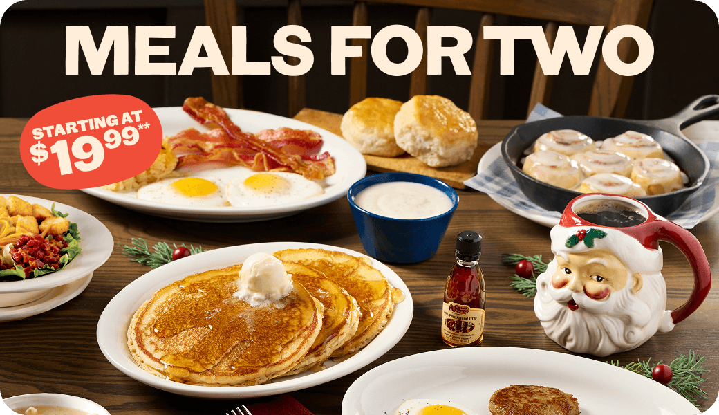 Meals for Two Starting at $19.99