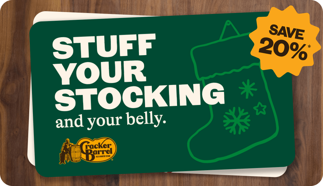 Stuff your stocking and your belly. Save 20%*