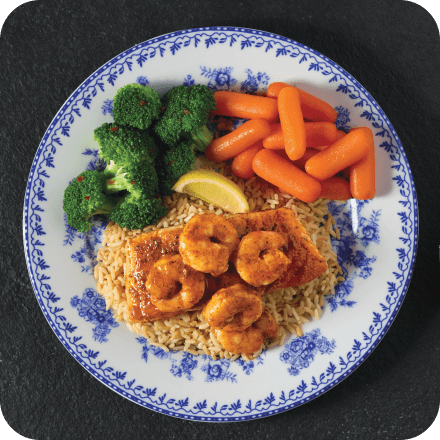 Smoky Southern Salmon and Shrimp