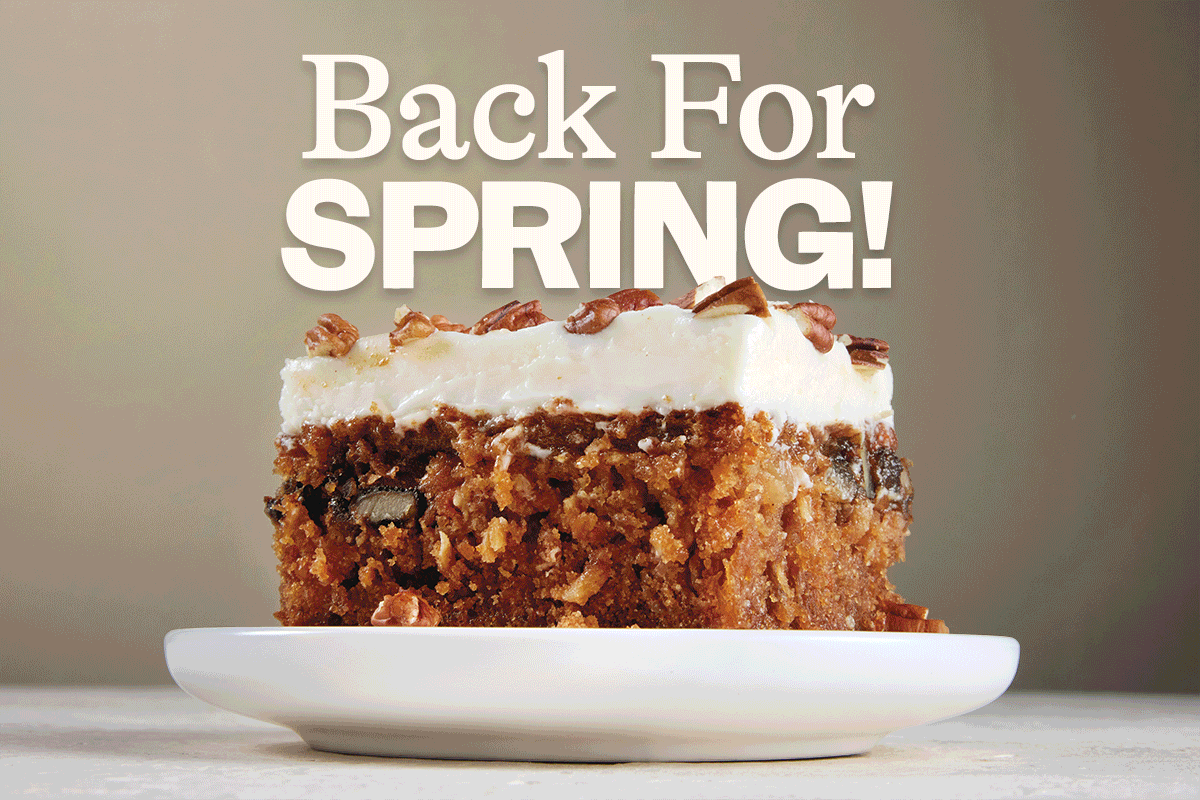 Back For Spring!