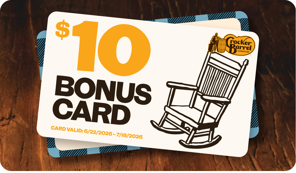 $10 Bonus Card**