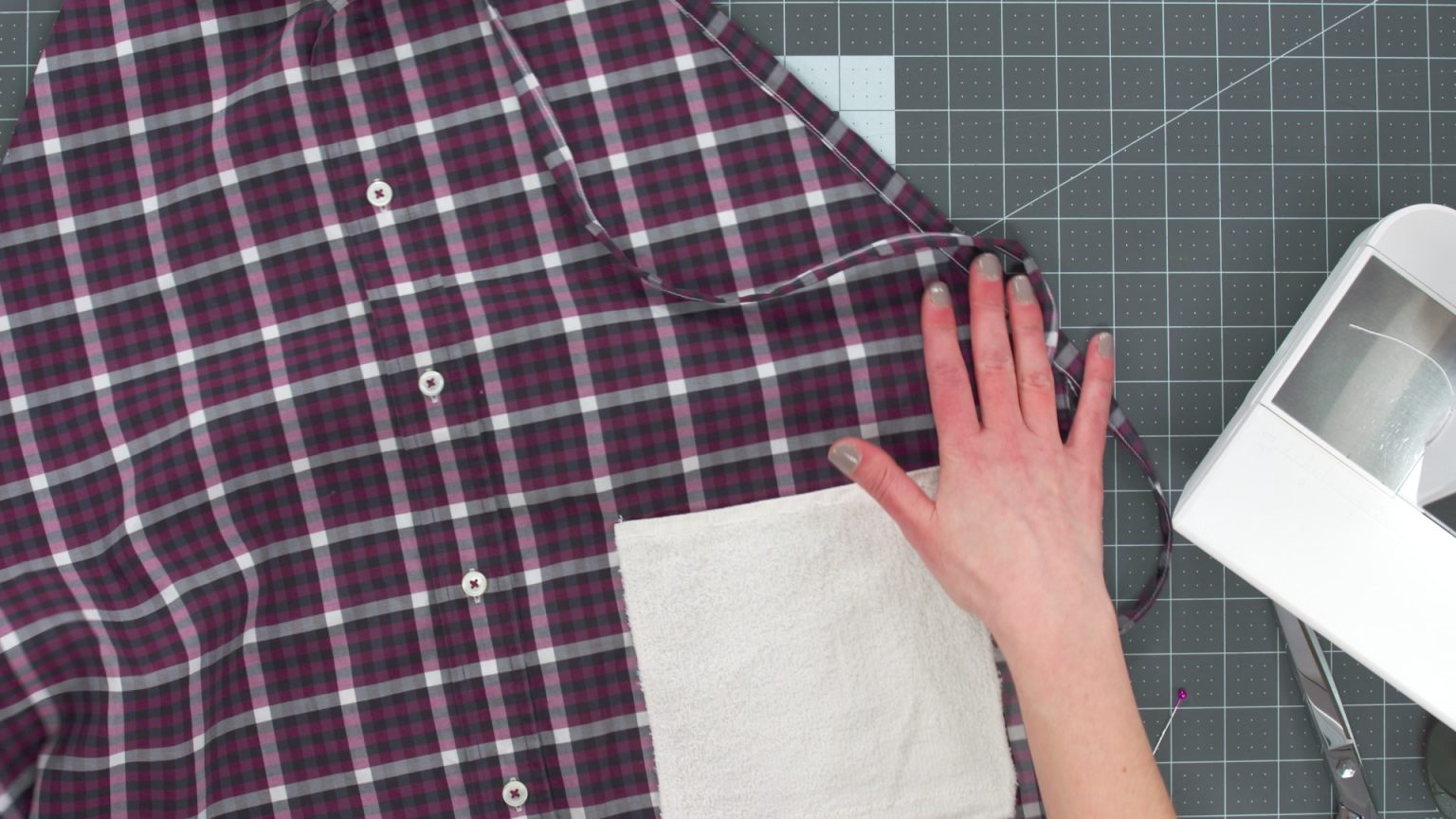 Apron from a Men’s Shirt