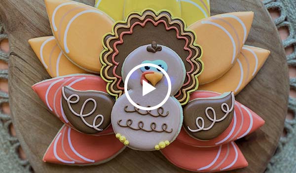 Turkey Cookie Platter