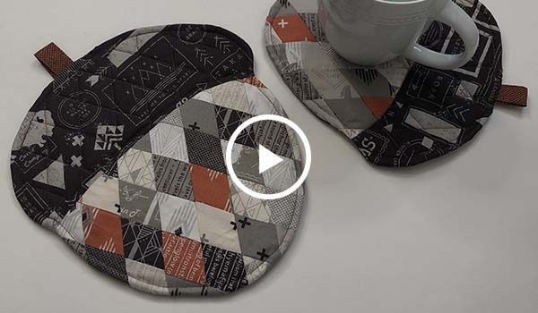 Squirrel’s Delight Mug Mat and Potholder