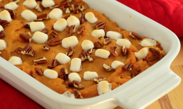 A Lighter Spin on Sweet Potato Casserole
