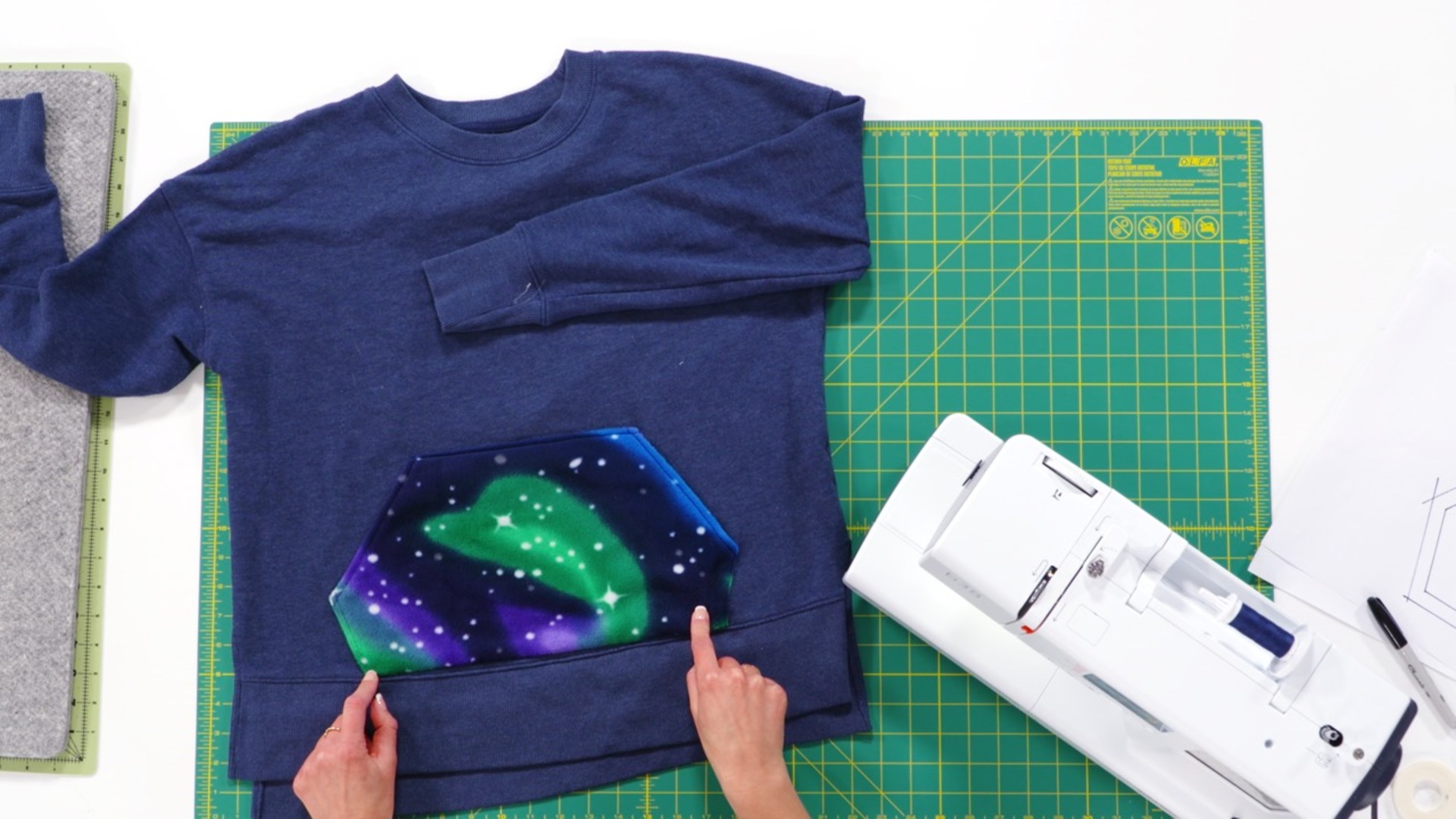 How to Add a Kangaroo Pocket to a Sweatshirt