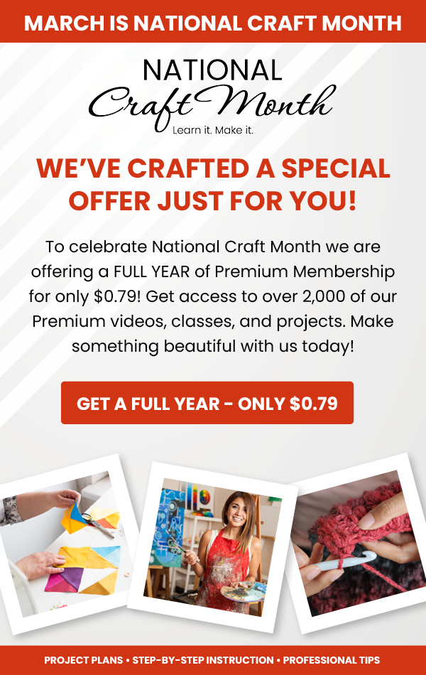 March is National Craft Month