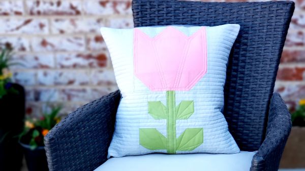 Tulip Block Pillow
