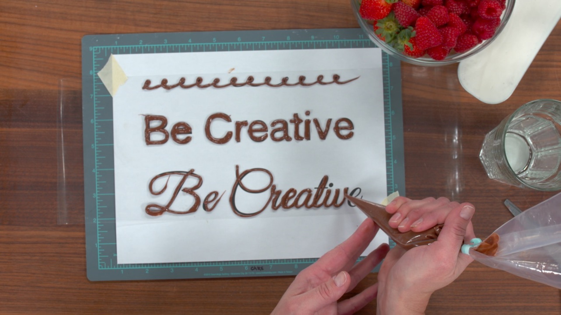 Writing with Chocolate