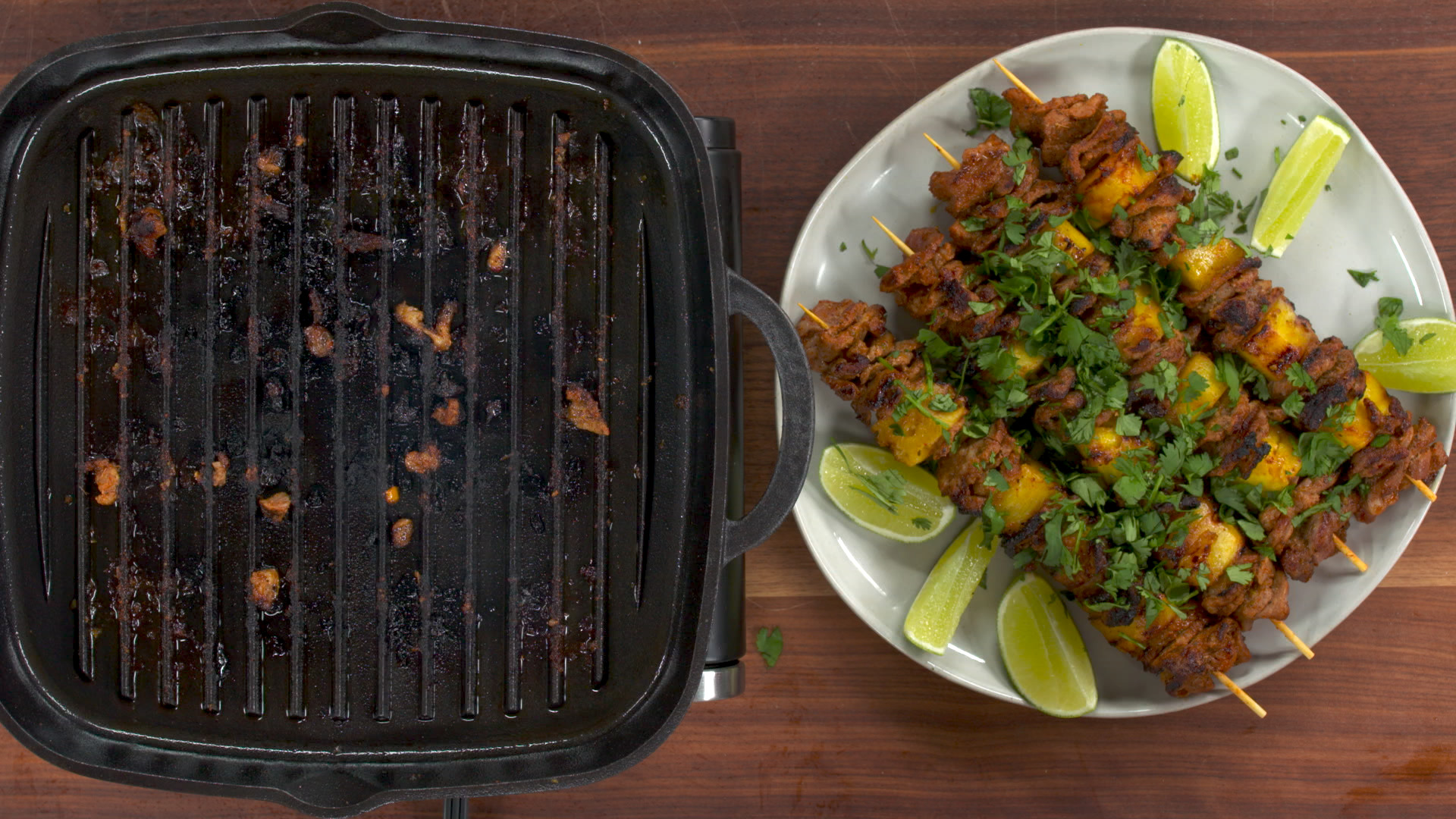 Spicy Pork and Pineapple Al Pastor Skewers