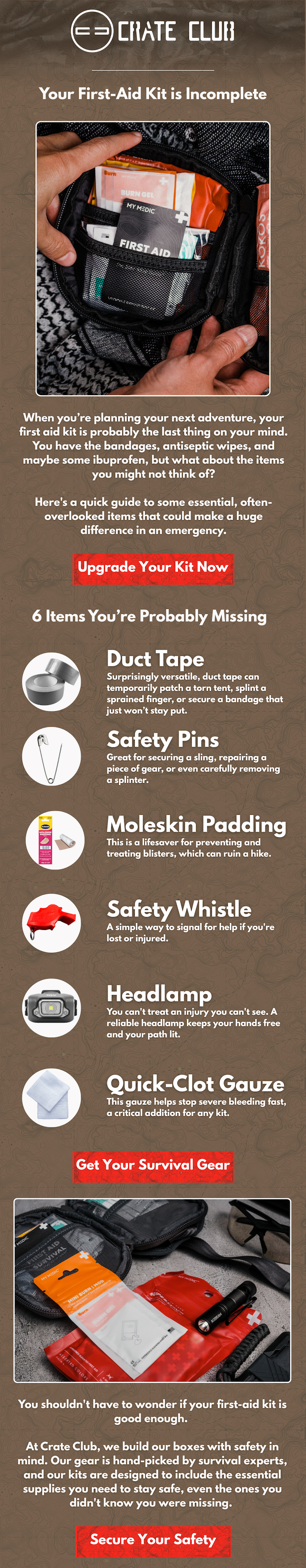 What Your First-Aid Kit is Probably Missing