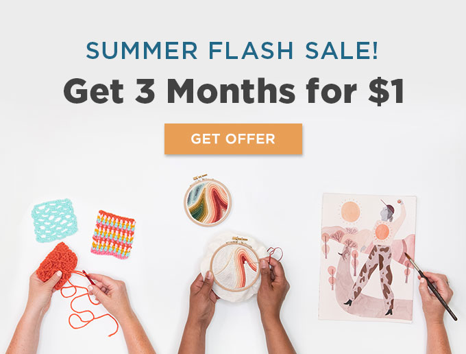 Summer Flash Sale: Get 3 Months for $1.