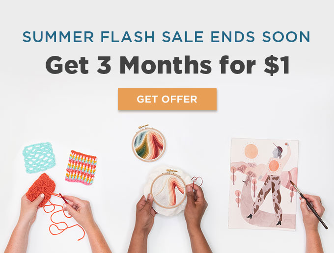 Summer Flash Sale: Get 3 Months for $1.
