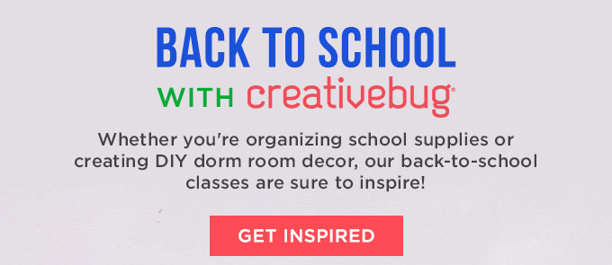 BACK TO SCHOOL WITH CREATIVEBUG