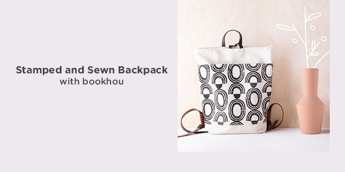 Stamped and Sewn Backpack