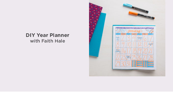 DIY Year Planner