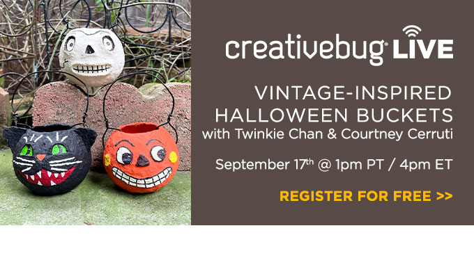 Vintage-Inspired Halloween Buckets w/ Twinkie Chan & Courtney Cerruti
