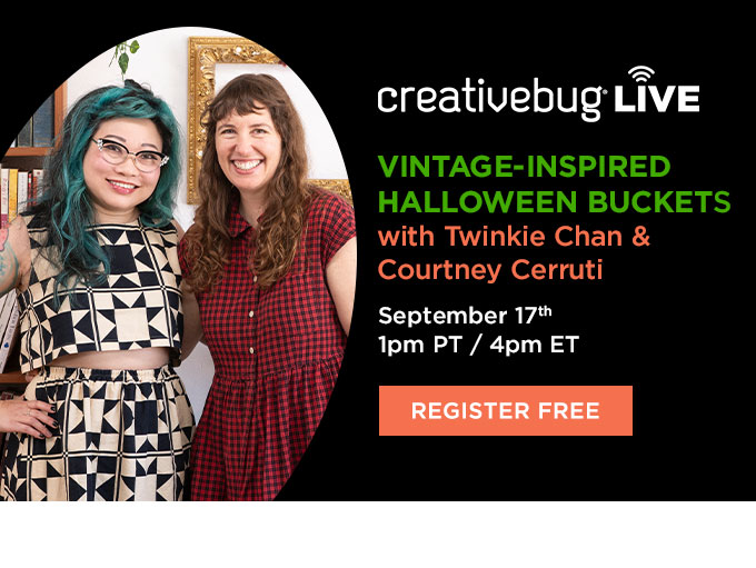 Vintage-Inspired Halloween Buckets with Twinkie Chan & Courtney Cerruti