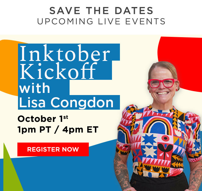 Inktober Kickoff with Lisa Congdon