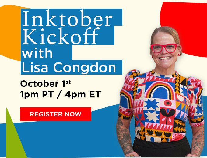 Inktober Kickoff with Lisa Congdon