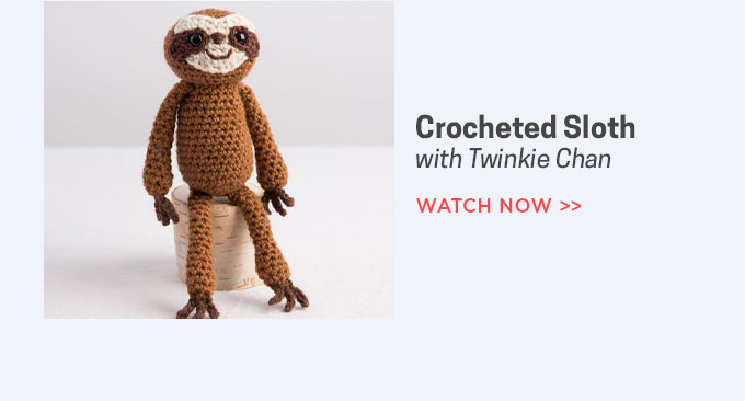 Crocheted Sloth