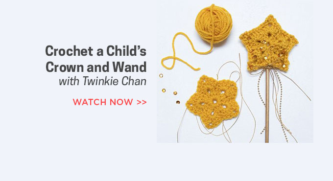 Crochet a Child’s Crown and Wand