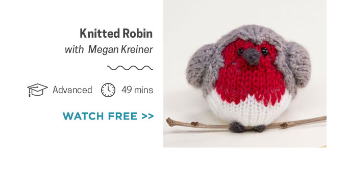 Knitted Robin