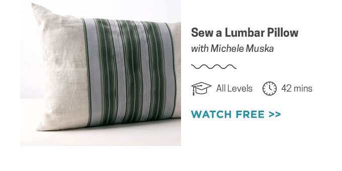 Sew a Lumbar Pillow