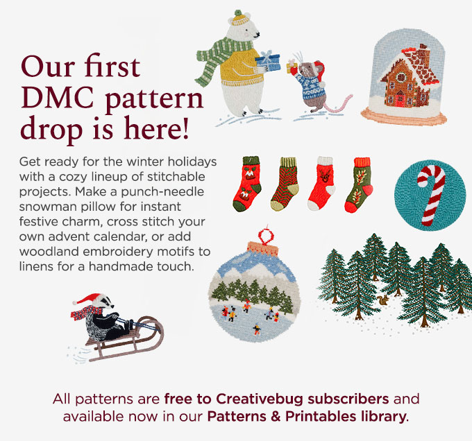Our first DMC pattern drop is here!