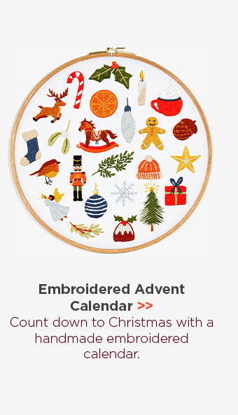 Embroidered Advent Calendar
