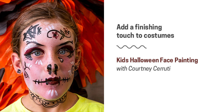 Kids Halloween Face Painting