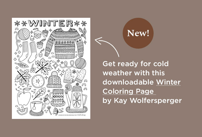 Winter Coloring Page