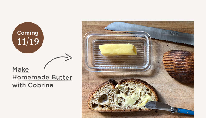 November 19- Make Homemade Butter