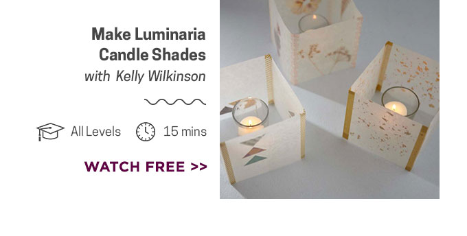 Make Luminaria Candle Shades