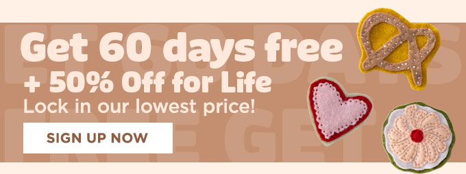 Get 60 Days Free, PLUS 50% Off